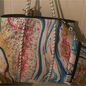 Neoprene beach bag.. new with tags